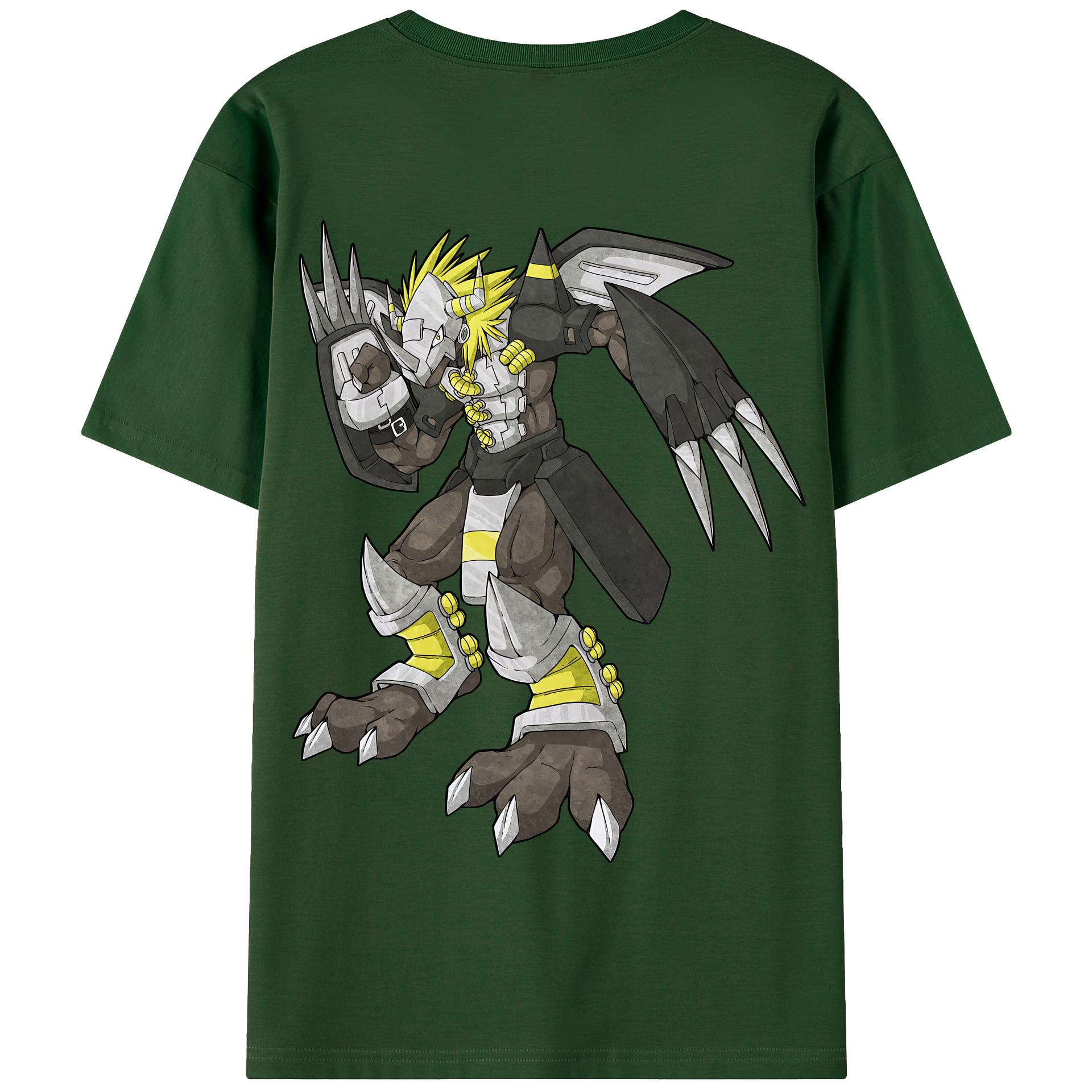 （画像用） Digimon デジタルモンスター/デジモン 綿100％半袖Tシャツ（背面プリント）